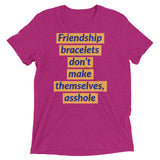 Friendship bracelets don’t make themselves