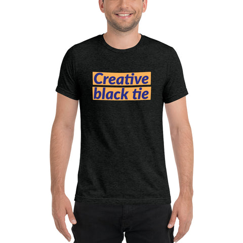 Creative black tie
