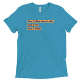 Step 1 Wear clever t-shirt