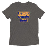 Details remain fluid
