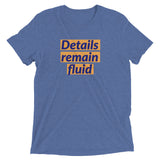 Details remain fluid