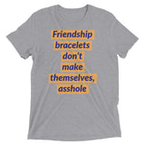 Friendship bracelets don’t make themselves