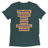 Friendship bracelets don’t make themselves