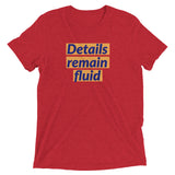Details remain fluid