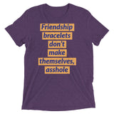 Friendship bracelets don’t make themselves